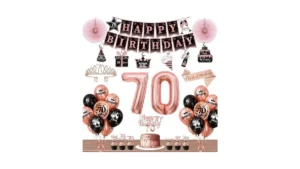 70th Birthday Decorations For Women 54pcs Happy… Code