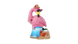 Ovewios Flamingo Garden Statue Outdoor Decor Resin… Code