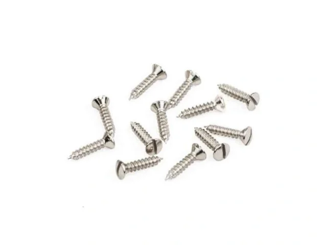 Fender Replacement 4 X 1 2 Ohs Pickguard Screws Nickel