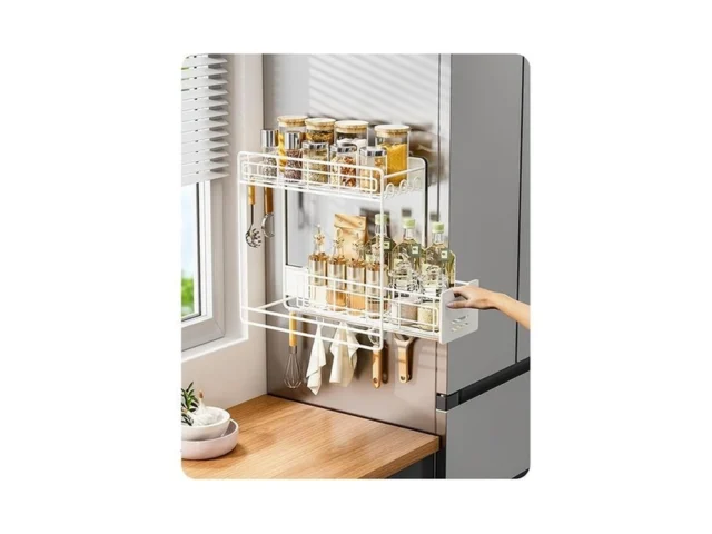 Trysea Magnetic Shelves For Fridge With Sliding… Code