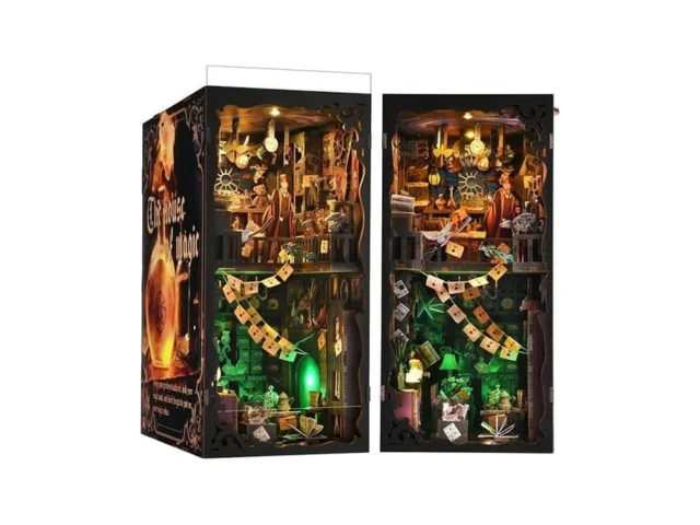 Toyqi Diy Book Nook Kit Miniature House Dollhouse… Code