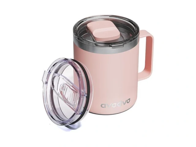 Avodvo 12oz Insulated Coffee Mug With Lid Includes… Code