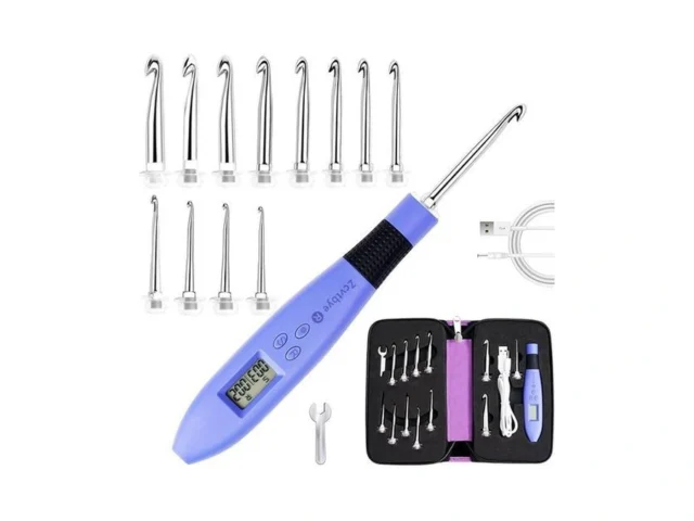 Counting Crochet Hook Set With Case 12 Sizes… Code