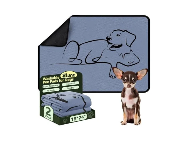 Zlune 2 Pack Washable Pee Pads For Dogs 18 X24… Code