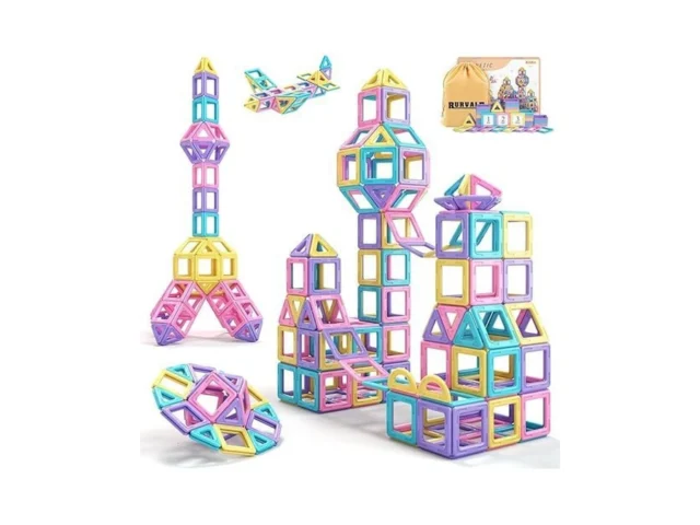 Toddler Girl Toys Magnetic Tiles 44pcs Birthday… Code