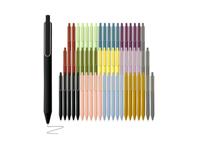 Hzdiyake Black Gel Pens Bulk Click Pen 0 5mm Fine… Code