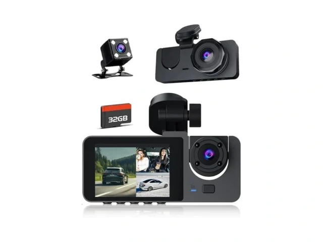 Dash Cam Front And Rear Inside 4k Full Hd Triple… Code