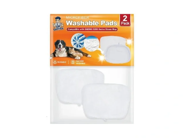 Dr Dapper 2 Pack Smp01 Steam Mop Replacement Pads… Code