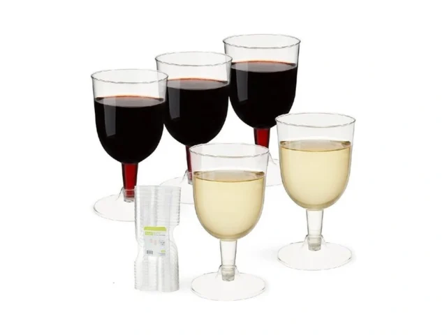 True Party Disposable Plastic Wine Glasses Stemmed… Coupon