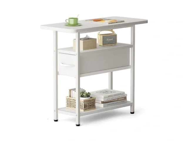 Aooda Narrow Nightstand With Drawers 3 Tier Skinny… Code