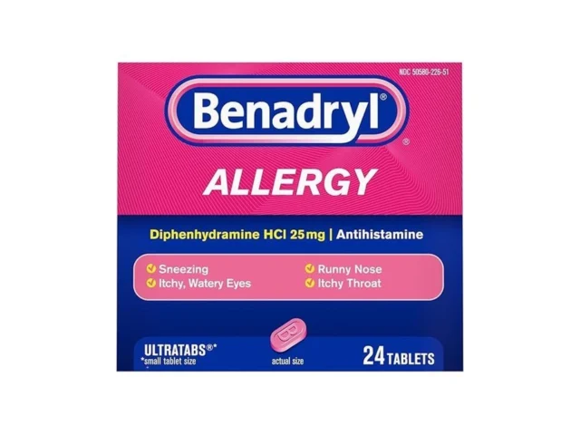 Benadryl Ultratabs Allergy Relief Medicine 25 Mg… Coupon