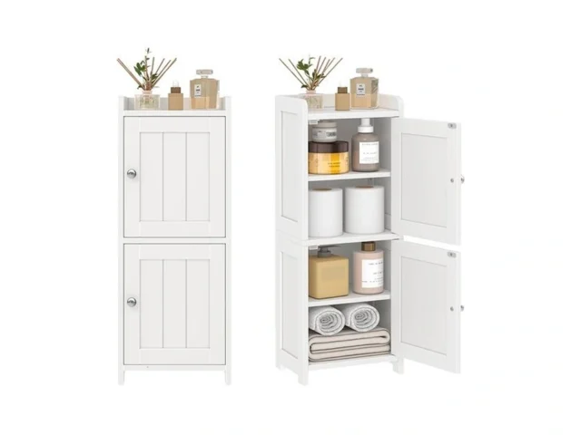 Mogelafoo Small Bathroom Storage Cabinet 30 Tall… Code