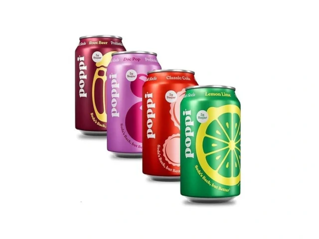Poppi Sparkling Prebiotic Soda Beverage With Apple… Coupon