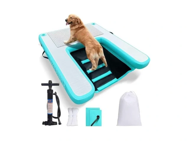 Gzysinfla Inflatable Large Dog Water Ramp Float… Coupon