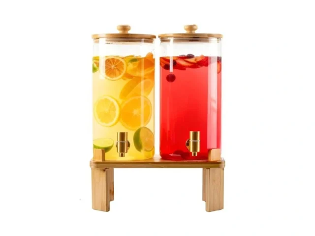 1 5 Gallon 2 Pack Glass Drink Dispenser For Parties… Code