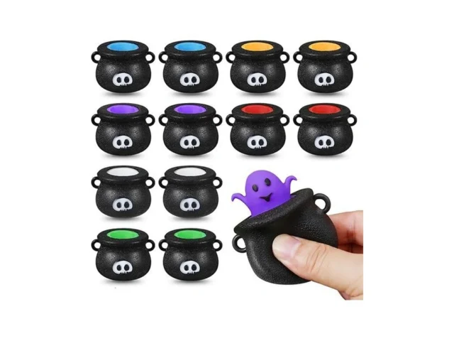 Halloween Pop Out Squishy Toys – 12pcs Cauldron 6… Code