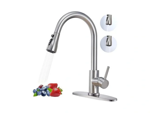 Atpcoltd Brushed Nickel Kitchen Faucet With Pull… Code