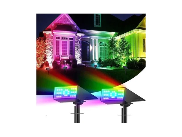 Katipeal Solar Color Changing Rgb Spot Lights… Code