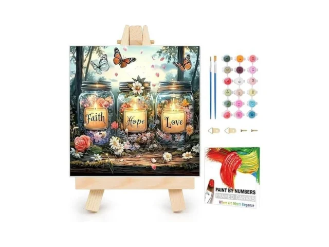 Xtcixal Framed Paint By Numbers Kit For Adults… Code