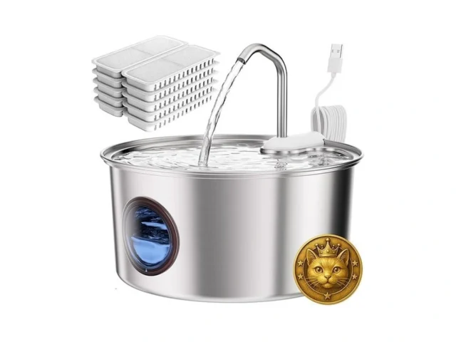 Cat Water Fountain Stainless Steel – 108oz 3 2l… Code