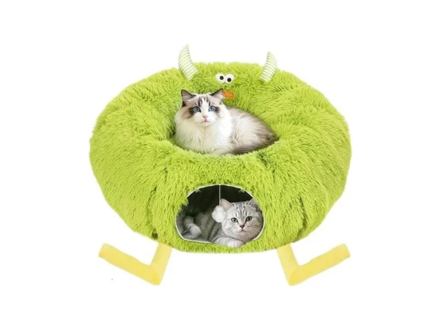 Petrendy Cat Tunnel Bed Cute Cat Donut Tunnels For… Code