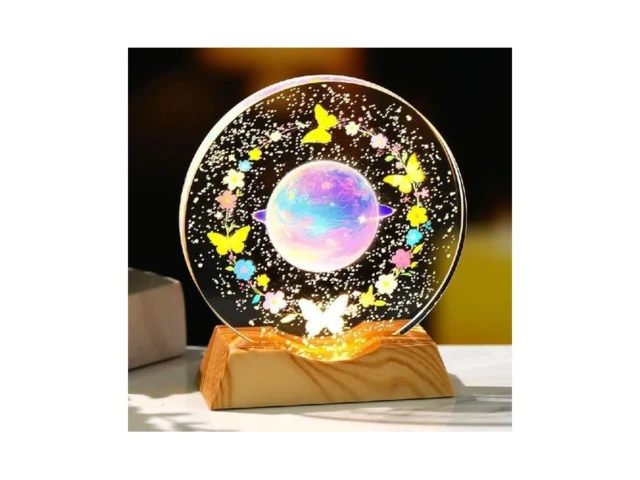 Bjsyltek Galaxy Crystal Led Night Light With… Coupon