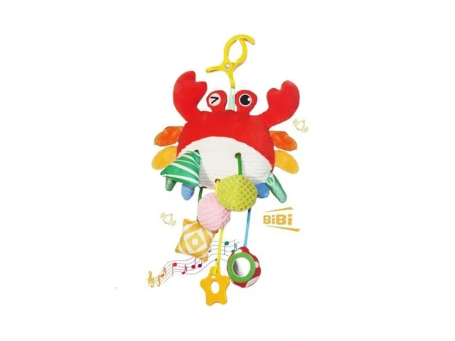 Elapseglow Crab Baby Toy – Clip-on Hanging Sensory… Code