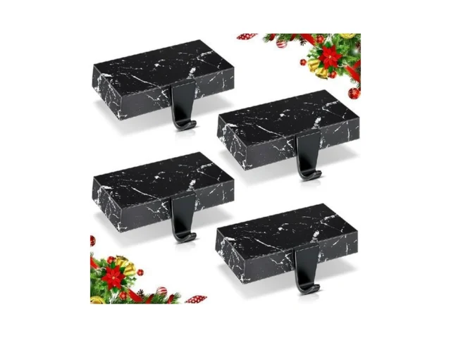 Yaocom 4 Pcs Stocking Holder For Mantle Fireplace… Code