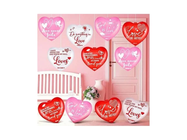 12 Pcs 12 Christian Valentine S Day Inflatable… Code
