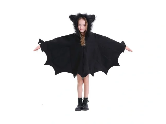 Bat Costume For Kids Animal Cosplay Girls Black… Code