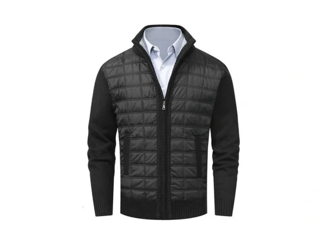 Vtuaol Men S Slim Zip Up Sweater Thick Knitted… Code