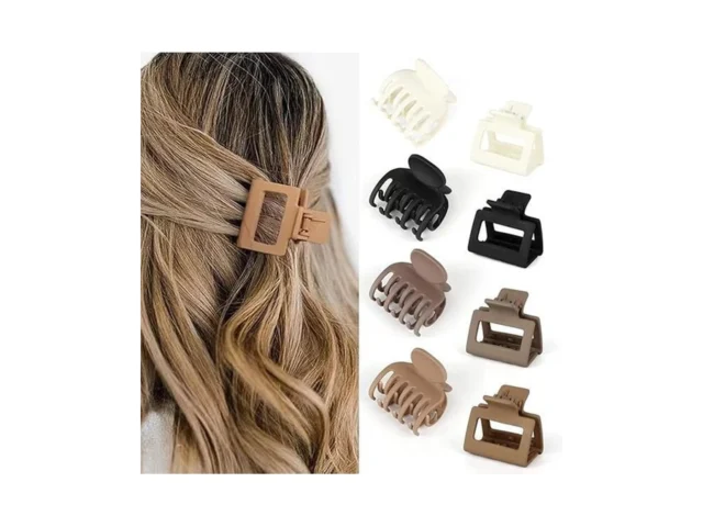 Hflyjpyw 8 Pack Small Claw Clips For Women Girls… Code