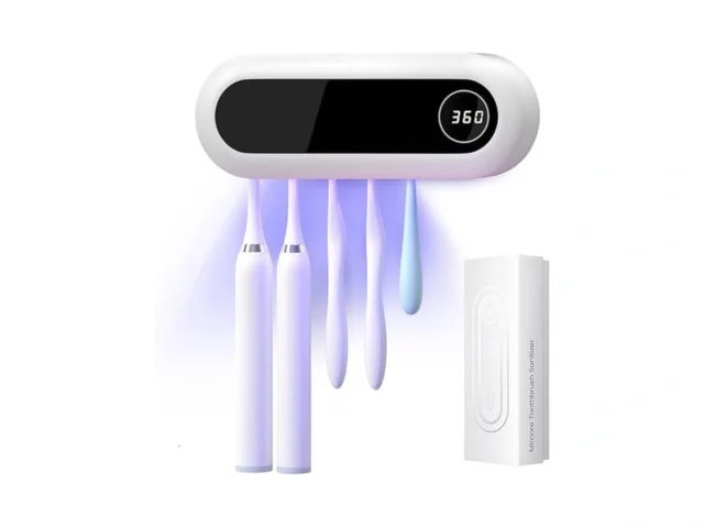 Mimore Toothbrush Holder 5 Toothbrush Slots Timer… Code