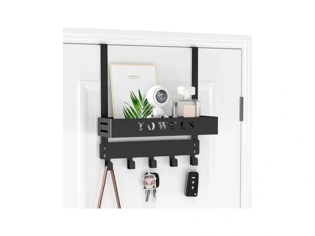 Over The Door Rack Towel Hooks For Bathroom Towel… Code