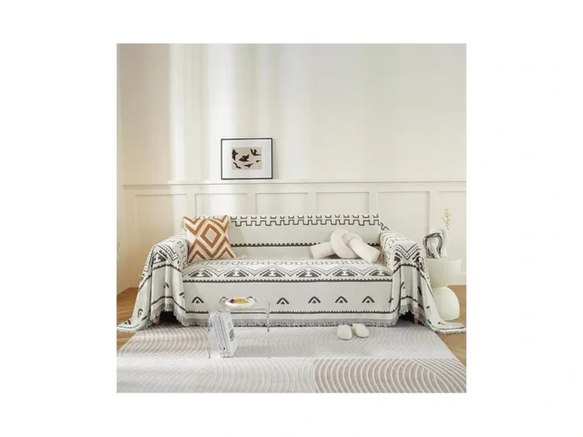 Roomlife White Couch Cover Blanket Loveseat Sofa… Coupon
