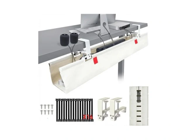 Ahomo Upgraded Under Desk Cable Management 36 Cord… Code