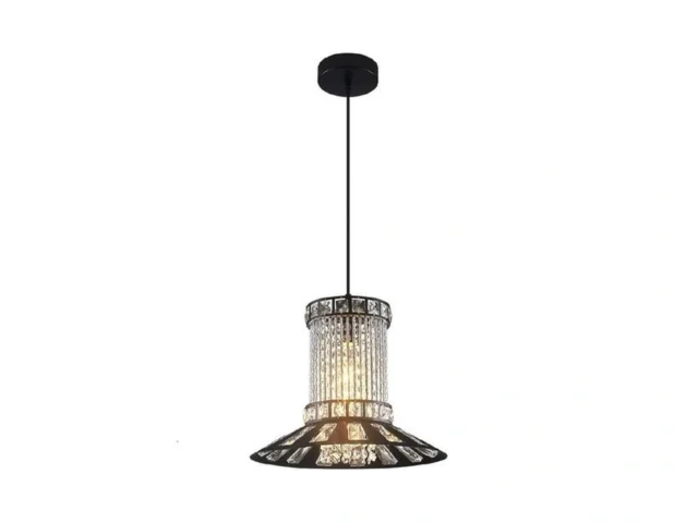 Jindalu Black Hanging Crystal Pendant Light For… Code