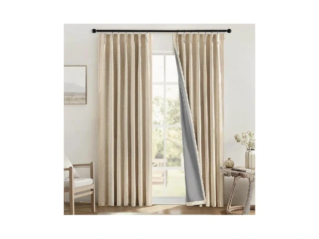 Miulee Linen Pinch Pleated 100 Blackout Curtains… Coupon