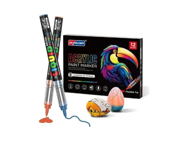 Skyglory 12 Colours Liquid Ink Acrylic Paint… Code