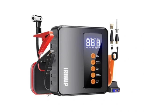 6000a Jump Starter With Air Compressor Portable Car… Code
