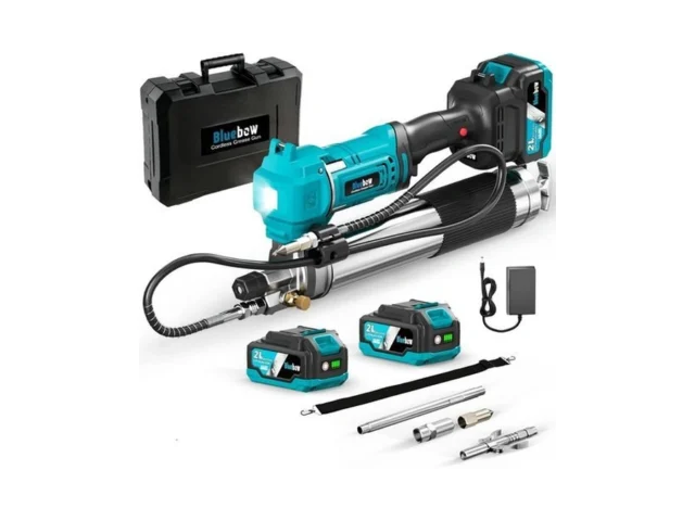 Elertric Grease Gun Kit Max 12 000 Psi High… Code