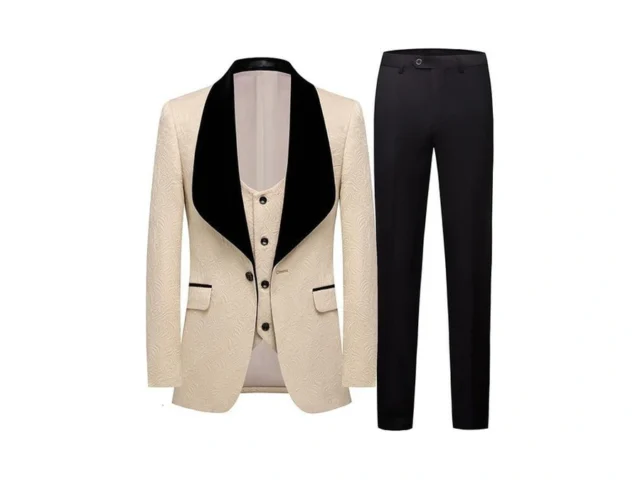 Ghnxcy Men S Suits Slim Fit 3 Piece One Button… Code