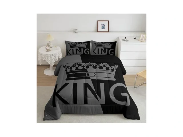 Valentines Day Decorations King Crown Comforter Set… Code