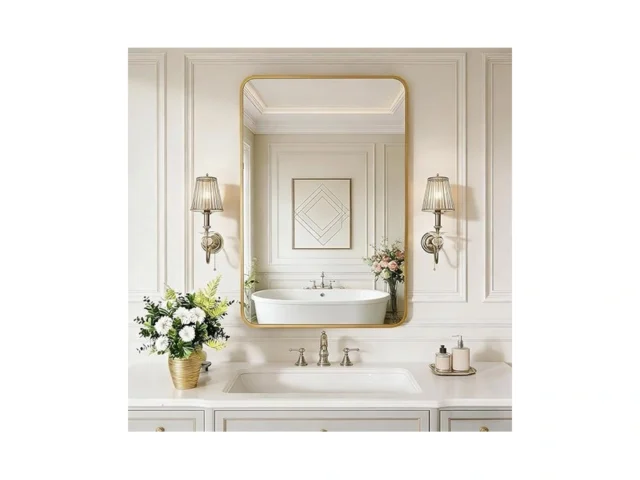 Nbgv 30 X 22 Bathroom Mirror Gold Bathroom Mirrors… Code