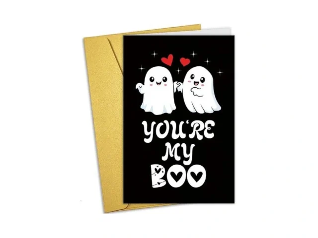 Hciu6ygq Funny Cute Ghost Valentine S Day Card… Code
