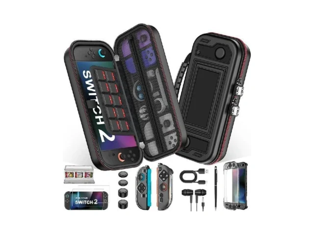 Ninabxy Switch 2 Carrying Case Accessories 12-in-1… Code