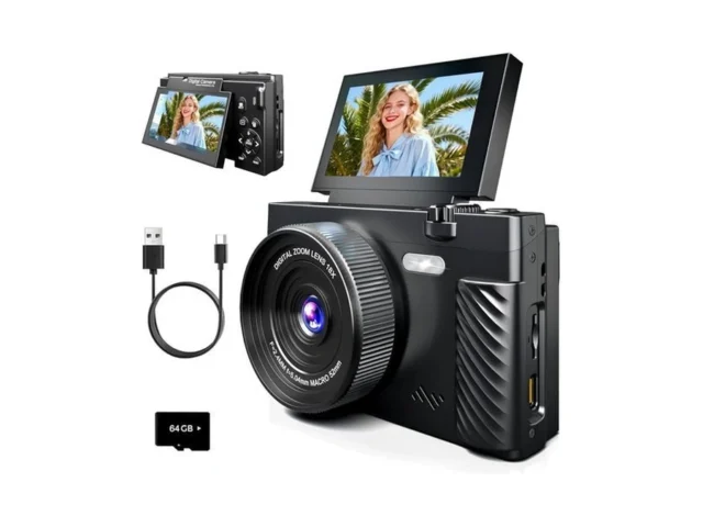 Hd Digital Camera For Photography With 64mp Wifi… Code