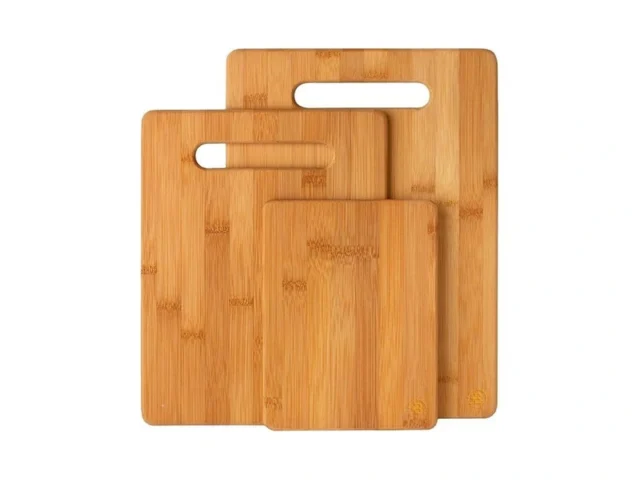 Bamboo Cutting Boards For Kitchen Set Of 3 Wood… Coupon
