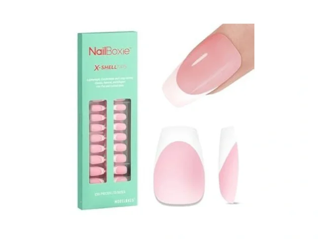 Modelones French Tip Press On Nails 150pcs Long… Code