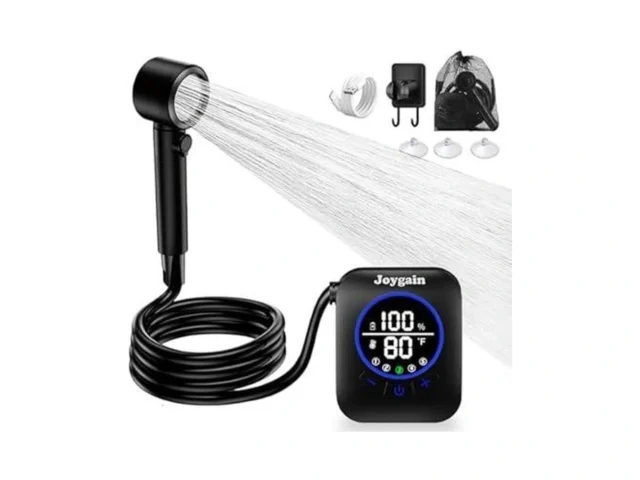 Joygain Portable Camping Shower With 8000mah… Code